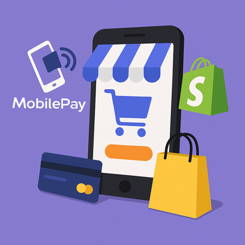 MobilePay er nu tilgængelig i Shopify Payments
